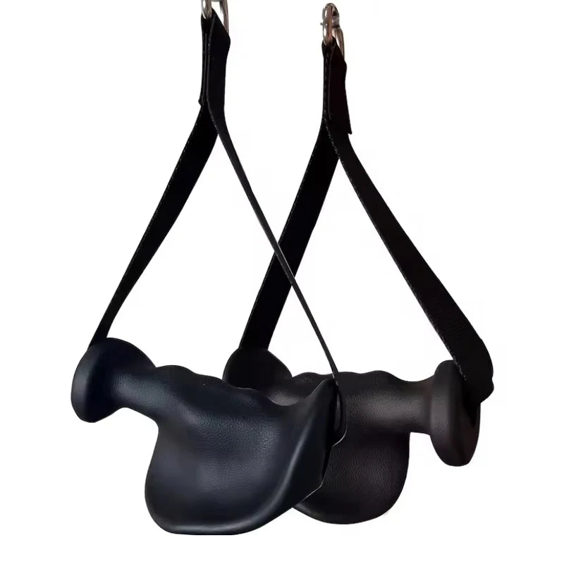 Agarre ergonómico con cuerdas para polea