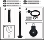 Polea para ejercicios de fuerza