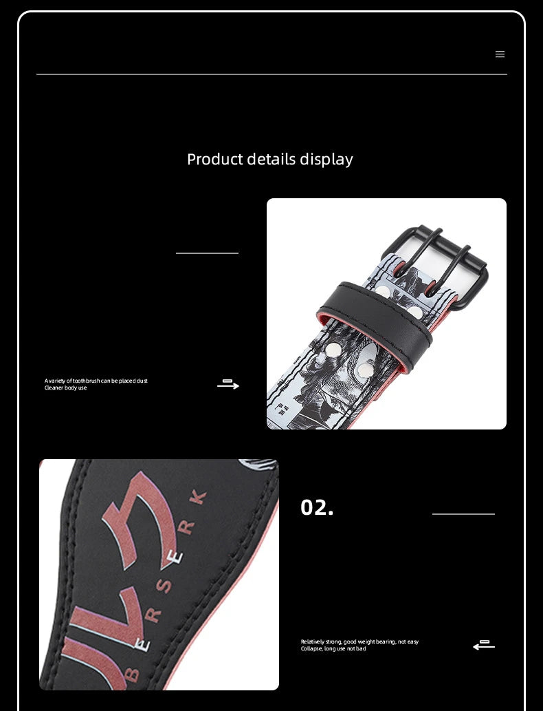 Cinturón de Levantamiento de Pesas Berserk